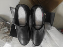 奧康（Aokang） 男鞋2025秋季新款樂(lè )福鞋牛皮套腳商務(wù)保暖高幫男士皮鞋黑色41碼 曬單實(shí)拍圖