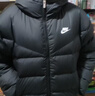 耐克NIKE女冬季短款連帽羽絨服 運動(dòng)防寒外套 面包服DQ5904-010黑L 曬單實(shí)拍圖