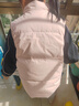 鴻星爾克兒童羽絨服男童女童裝冬季簡(jiǎn)約休閑中大童保暖外套馬甲 胭脂粉 -絨子含量80% 130 -充絨量35g 曬單實(shí)拍圖