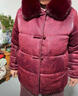海拉其奶奶裝冬裝棉襖60-80洋氣外套高端老年人衣服2025新款老太太棉服 酒紅色 高品質(zhì)帶毛領(lǐng)上衣 3XL 推薦120-135斤 曬單實(shí)拍圖