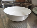 晟普（shengpu） 唐山骨瓷碗大號家用大飯碗泡面碗陶瓷餐具大碗湯碗面碗沙拉碗 7英寸反口面碗(直徑19cm，高7cm 曬單實(shí)拍圖