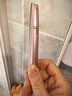 PUERBAN電動(dòng)修眉刀自動(dòng)修眉毛神器安全型刮眉刀修眉筆充電款多功能自動(dòng)男女士修唇毛新手修眉帶保護罩 充電款璀璨香檳金+備用刀頭 曬單實(shí)拍圖