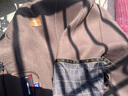 皮爾卡丹男士休閑加厚西服秋冬羊毛絨呢大衣短款鵝絨內膽雙面呢外套男 HYX-N6856卡其【短款雙面呢】 【鵝絨脫卸內 XL 【140-145斤】 曬單實(shí)拍圖