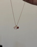 AGATHA/璦嘉莎 愛(ài)心小狗銀項鏈女士 新年生日禮物送女友老婆高級感 曬單實(shí)拍圖