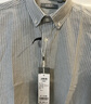 紅豆（Hodo）長(cháng)袖襯衫男純棉商務(wù)休閑男款條紋牛津紡襯衣男 曬單實(shí)拍圖