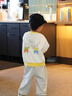 巴拉巴拉童裝兒童套裝兩件套嬰兒寶寶男女童2026新款春裝萌趣舒適 白灰套30044 100 曬單實(shí)拍圖