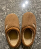 名創(chuàng  )優(yōu)品（MINISO）棉拖鞋男士秋冬季室內防滑保暖厚底踩屎感拖鞋男款 栗子棕 42-43 曬單實(shí)拍圖