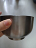 美廚（MAXCOOK）316L不銹鋼碗 湯碗雙層隔熱 兒童飯碗餐具面碗12cm MCWA8748 曬單實(shí)拍圖