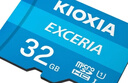 鎧俠（Kioxia）（原東芝存儲）TF(microSD)存儲卡 EXCERIA 極至瞬速系列 C10 32GB U1 讀速100M/S 支持高清拍攝 曬單實(shí)拍圖