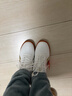 李寧（LI-NING）太極鞋新款軟皮輕質(zhì)透氣防滑牛筋底男女晨練表演八段錦武術(shù)運動(dòng)鞋 ADBC012-1白色【經(jīng)典訓練款】 39 曬單實(shí)拍圖