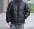 杰克·瓊斯（JACK&JONES）男裝25年秋冬季BSQ聯(lián)名PU羽絨服男士短款鴨絨服外套仿皮易打理 E43純黑色 第一批 L （180） 曬單實(shí)拍圖