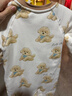 歡喜小熊 男寶寶冬季純棉連體衣女童抗菌防螨夾棉冬裝嬰兒哈衣爬服 絨絨特工隊連體衣 【7A抗菌 防螨】 90cm 曬單實(shí)拍圖