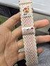 rurihai適用華為蘋(píng)果手表表帶新款Fit4pro/Fit3/gt6可愛(ài)卡通小熊女款appleiwatch11編織s10磁吸女生夏天 花邊春櫻紅點(diǎn)【小熊編織磁吸表帶】 【華為FIT3/FIT4/FI 曬單實(shí)拍圖