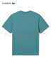 LACOSTE法國鱷魚(yú)男裝撞色印花白底徽標細節休閑棉質(zhì)圓領(lǐng)T恤|TH7411 IY4/靜謐藍 XL 6 /185 曬單實(shí)拍圖
