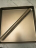 28×28方形蛋糕模具毛巾卷烤盤(pán)烤箱瑞士卷雪花酥家用烘焙工具 加高款28.5cm方盤(pán)【5cm加高】送油布 曬單實(shí)拍圖