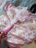 G.duck小黃鴨拜年服女童冬季漢服新款兒童過(guò)年衣服寶寶一周歲禮服唐裝國 粉色鈴鐺 140 (140) 曬單實(shí)拍圖