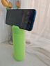 隨手塑玻杯手機支架玻璃杯防燙泡茶杯子簡(jiǎn)約辦公防摔便攜式水杯 綠色 400ml 曬單實(shí)拍圖