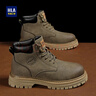 海瀾之家HLA男靴復古馬丁靴男戶(hù)外棉鞋工裝大黃靴子男 T121 卡其(加絨) 44 曬單實(shí)拍圖