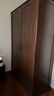 宜家（IKEA）穆斯肯雙門(mén)簡(jiǎn)易衣柜現代簡(jiǎn)約家用臥室柜子小戶(hù)型出租房用 褐色 曬單實(shí)拍圖
