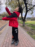 安踏兒童外套拜年服男童裝2026春季新年款紅色搖粒絨加厚保暖梭織外套 【春天搖粒絨】烈駒紅8607-2 130 cm/小童 cm 曬單實(shí)拍圖