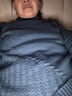 恒源祥2025秋冬季新款半高圓領(lǐng)毛衣女洋氣媽媽純羊毛針織打底衫 藏青色 M 建議105-115斤 曬單實(shí)拍圖