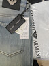 EMPORIO ARMANI EA72025年春夏季新款牛仔褲男士秋冬季寬松百搭簡(jiǎn)約時(shí)尚長(cháng)褲 30 曬單實(shí)拍圖