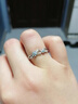 芯奢浪漫花枝情侶對戒一對小眾百搭款戒指七夕紀念日送男女友生日禮物 勿忘我女款 曬單實(shí)拍圖
