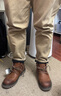 卡特（CAT）工裝靴馬丁靴中幫男鞋道布爾戴休閑工鞋商場(chǎng)同款下架 棕色 42 曬單實(shí)拍圖