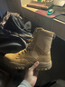 內部原品3514棕色作戰靴真貨奧康大虎新式里馬3513高幫3515 通用款棕色靴做工更好的廠(chǎng)家發(fā)貨 42 等于260 曬單實(shí)拍圖