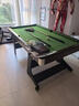 拓樸運動(dòng)家用可折疊臺球桌家庭小型兒童三合一室內美式多功能乒乓球桌球臺 183cm 【雅黑】綠布 曬單實(shí)拍圖