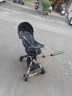 飛鴿高景觀(guān)嬰兒推車(chē)0-6歲用折疊可坐可躺遛娃車(chē)帶減震雙向遛娃神器 卡其色【六重減震|加高防護|一鍵折疊 】 曬單實(shí)拍圖