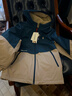 暇步士（Hush Puppies）童裝兒童三防外套秋冬季男女童戶(hù)外加絨風(fēng)衣外套 燕麥卡其 160 曬單實(shí)拍圖