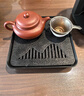 哲選（zhexuan） 方形小型仿烏金石茶盤(pán)家用簡(jiǎn)約小茶臺干泡瀝水功夫茶具儲水托盤(pán) 曬單實(shí)拍圖