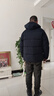 皮爾卡丹白鴨絨羽絨服男士秋冬季厚款短款外套可拆連帽面包服中年上衣男裝 藏青色 【專(zhuān)柜】 2XL 建議120-140斤 曬單實(shí)拍圖