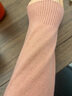 珍貝半高領(lǐng)純羊絨衫女紅色簡(jiǎn)約純色保暖針織打底衫絞花秋冬新款21097  駝色 XL （110） 曬單實(shí)拍圖