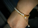 愛(ài)的約定碎銀幾兩珍珠手鏈女款年輕款輕奢高端手串生日新年禮物送女友老婆 曬單實(shí)拍圖