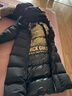 高梵【高梵黑金鵝絨服】機能3.0八格羽絨服女長(cháng)款品牌厚外套 黑色【男女同款】 XS 【160/鵝絨317g】 曬單實(shí)拍圖