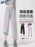回力運動(dòng)褲女春秋2025新款灰色休閑褲寬松版大碼胖mm學(xué)院風(fēng)衛褲 曬單實(shí)拍圖