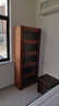 家逸實(shí)木書(shū)架家用落地書(shū)柜客廳書(shū)房?jì)ξ锊ＡчT(mén)收納組合柜多層置物架 曬單實(shí)拍圖