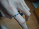 中國黃金（CHINA GOLD）999銀孤星戒指男款單戒高級感設計尾戒新年生日禮物送男友老公 999銀孤星戒指【品牌禮盒】 曬單實(shí)拍圖