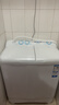 海爾（Haier）半自動(dòng)雙桶洗衣機 10KG 雙電機雙缸 家電國家補貼以舊換新京東自營(yíng) XPB100-81D2 曬單實(shí)拍圖