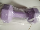 環(huán)保彩色小啞鈴男生宿舍大學(xué)生瑜伽跳操瘦女士健身初減肥 夢(mèng)幻紫 2.5KG *2只 曬單實(shí)拍圖