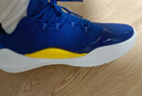 安德瑪（Under Armour）庫里CURRY 11男女情侶運動(dòng)籃球鞋3027416 藍黃色100 3026615-100 42.5 曬單實(shí)拍圖