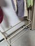 全品屋衣架落地立式衣帽架掛衣架臥室專(zhuān)用晾衣架掛衣服高級置物架雙100 曬單實(shí)拍圖