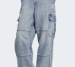 阿迪達斯（adidas）Originals三葉草2025年男子BLUE DENIM P牛仔褲 KS5980 XL 曬單實(shí)拍圖