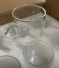 京東京造 玻璃杯 高硼硅泡茶水杯子家居品茗杯100ml六只裝 曬單實(shí)拍圖