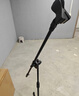 金正（NINTAUS）HY-102J麥克風(fēng)話(huà)筒支架麥架落地直播鋼管管體伸縮三腳架錄音舞臺支架設備配咪夾金屬款（單桿） 曬單實(shí)拍圖