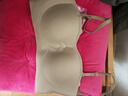 浪莎無(wú)肩帶內衣女小胸防滑聚攏無(wú)痕粉底液隱形不透抹胸裹胸美背文胸罩 曬單實(shí)拍圖