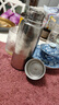 厚岸馮唐出品成事好物純鈦保溫杯雙層抽真空燜泡鈦杯輕盈便攜保溫杯 銀色320ml 曬單實(shí)拍圖