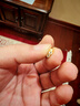 老鋪黃金古法手工足金指環(huán) · 方圓（1號）鉆戒（窄邊款） 14號金重約5.6g 曬單實(shí)拍圖